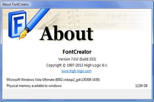  High-Logic FontCreator Professional 7.0.0.353