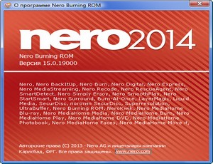 Nero Burning ROM 2014 15.0.19000 Multilingual